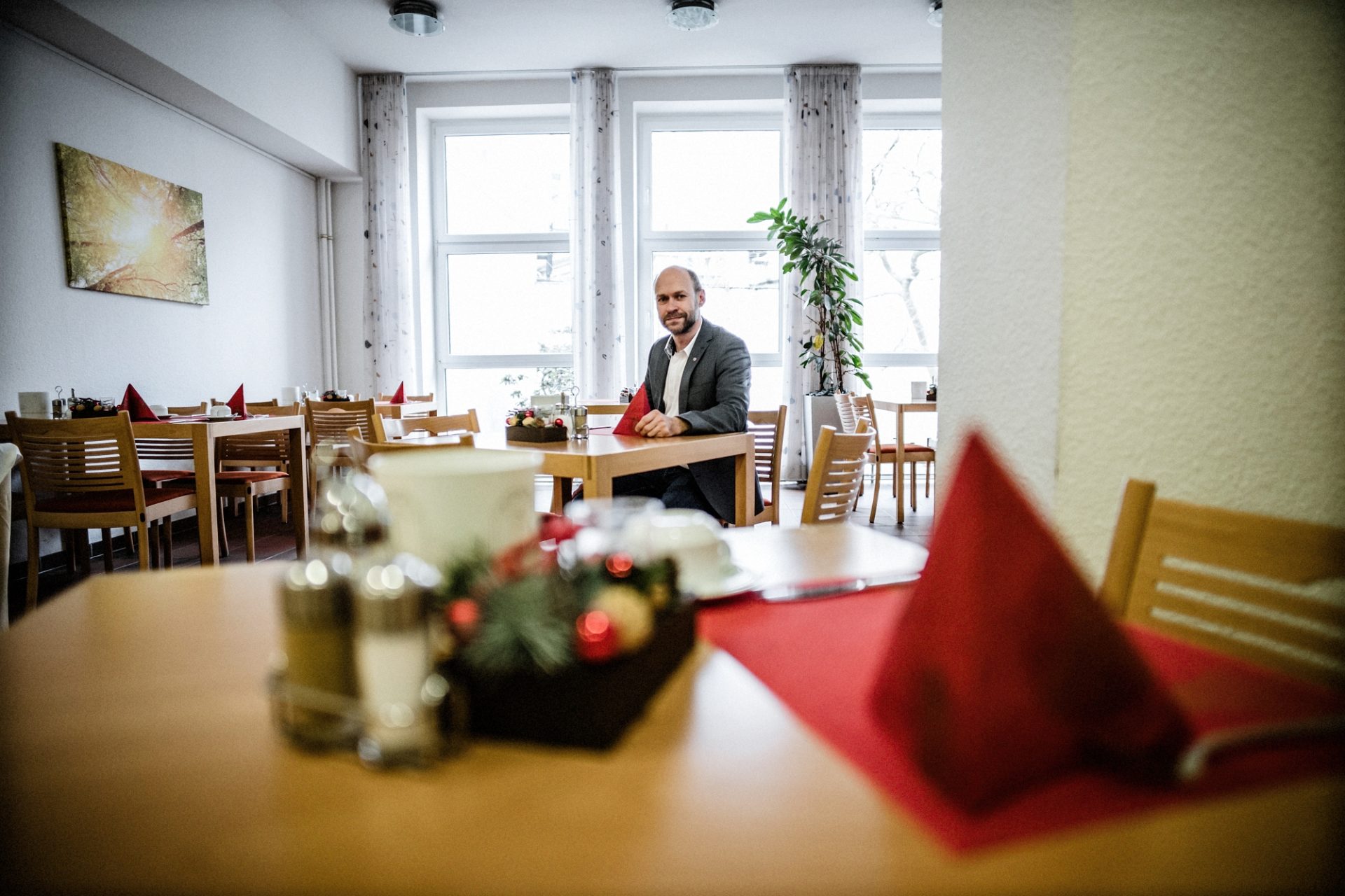 Ralf Wittig organisiert alljhrlich die Weihnachtsfeier fr alleinstehende Mnner