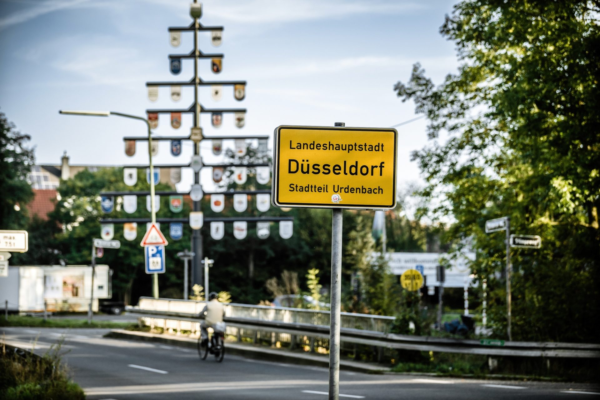 Ortseingangsschild Düsseldorf